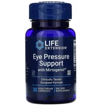 Life Extension Eye Pressure Support with Mirtogenol Підтримка внутрішньоочного тиску з миртогенолом 30 вегетаріанських капсул: Форма випуску Капсулы