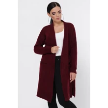 Кардиган 1 For You VKH0005-42-52 42-52 бордовый: Страна производитель Украина