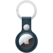 Apple Holder Leather Baltic Blue for AirTag (MHJ23): undefined undefined