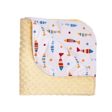 Плед Twins Minky Spring 80x80 см желтый (1461-TMS-05): Тип Плед