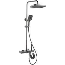 Душова система Lefton Thermostatic Shower System with 5 Water Modes and Temperature Display Screen-SST2206 Grey: Тип душовий гарнітур