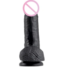 Фаллоимитатор на присоске King Cock 7, 18x4.5 см, черный: Назначение Вагинальные