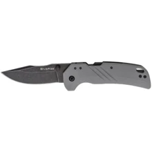 Нож Cold Steel Engage 3" Drop Point AUS10A blk/gry (CS-FL-30DPLD-10BGY): Тип ножа Складной