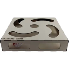 Игровой бокс для котов Lucky Pet с шариком 31x31x7 см белый (4820224213736): undefined undefined