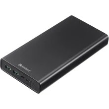 Зовнішній акумулятор Sandberg Power Bank PD 38400mAh 100W 5A Black (420-63): Кількість USB 2