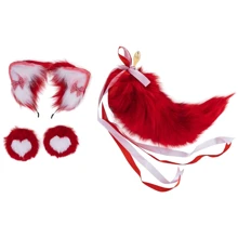 Набор с анальной пробкой с хвостом LOCKINK Sevanda Red Vixen Set with Pear-shape Plug: Для кого Унисекс