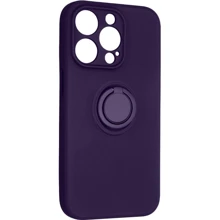 Чохол для iPhone ArmorStandart Icon Ring Dark Purple для iPhone 14 Pro (ARM68712): Колір фиолетовый