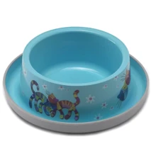 Миска для котов Moderna Trendy Dinner Friends Forever 17x17x5.3 см 350 мл голубая (43937): Тип Миски