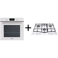 Духовой шкаф электрический Комплект Hotpoint-Ariston FA3 841 H WH HA + Hotpoint-Ariston PCN 641 (WH)/HA: Объем, л 71