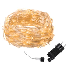 Гирлянда Springos 10 м 100 LED CL0078 Warm White: Тип Линейная