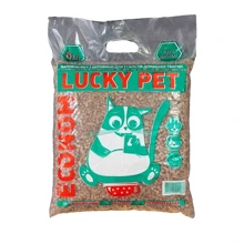 Наполнитель для кошачьего туалета Lucky Pet эконом Древесный впитывающий 6 кг (4820224210087): Вид Древесный