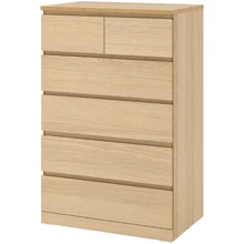Комод ІКЕА MALM 80х123 см Дубовый шпон (904.036.05): undefined undefined