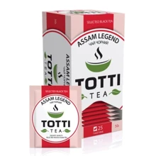 Чай TOTTI черный Assam Legend Легендарный Ассам 25х2 г пакетированный (8719189233162): undefined undefined