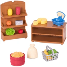 Набор аксессуаров Li'l Woodzeez Продуктовые полочки (WZ6591Z): Производитель Li`l Woodzeez