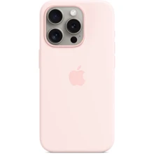 Чохол для iPhone Apple iPhone 15 Pro Silicone Case with MagSafe - Light Pink (MT1F3ZM/A): Колір розовый