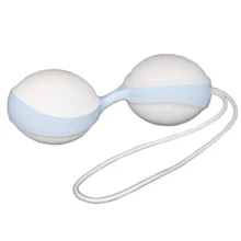 Вагінальні кульки Amor Gym Balls Duo біло-блакитні: Для кого Для жінок