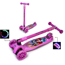 Самокат Maxi Scooter. Disney Русалочка Ариэль (наклон руля и складная ручка): Количество колес 4