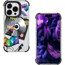 Чехол для iPhone LAUT POP RETRO MUSIC MagSafe 3D Pop Art (L_IP23D_POP_RM) for iPhone 15 Pro Max: Цвет рисунок