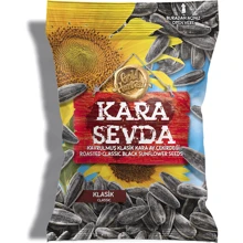 Семена подсолнечника Kara Sevda черные соленые 120 г (8683717470926): Вес нетто 120 г