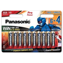 Panasonic AA LR06 Pro Power 10шт Power Rangers (LR06XEG/10B4FPR): undefined undefined