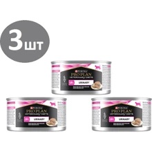 Влажный корм для котов Pro Plan Veterinary Diets UR Мочекаменная болезнь 3х195 г (8445290093431): Тип Влажный корм