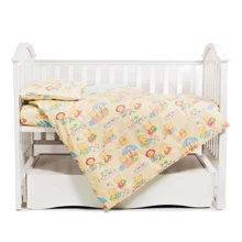 Сменная постель 3 эл. Twins Comfort 3051-C-014, Пушистые медвежата, желтая: Тип постельный комплект