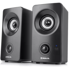 Акустическая система REAL-EL S-405 USB Black (EL121100016): Формат акустики 2.0