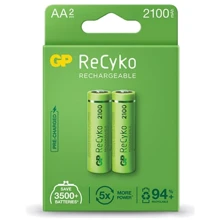 AA ReCyko 2100mAh * 2 Gp (210AAHCE-EB2 / 4891199186431): Ємність 2100 мАч