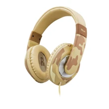 Наушники Trust Sonin Kids Over-Ear Desert Camo (22204): Тип конструкции полноразмерные