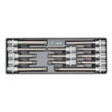Whirlpower Набор головок Hex, Torx, Ribe 13шт. 1/2" мет.кейс: Назначение набора универсальный