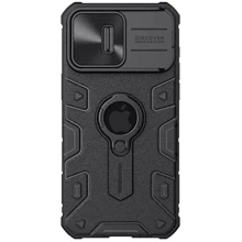Чехол для iPhone Nillkin CamShield Armor Black for iPhone 15 Pro Max: Цвет черный