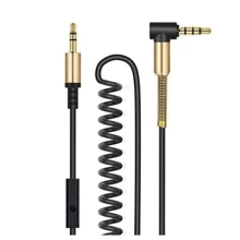 Кабель Hoco Audio Cable AUX 3.5mm Jack UPA02 With Mic 2m Black: Тип Mini-jack 3.5mm - Mini-jack 3.5mm