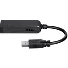 Адаптер D-Link Adapter USB 3.0 to Ethernet (DUB-1312): Колір чорний