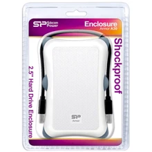 Аксесуар для накопичувача Silicon Power Armor A30 White USB3.0 (SP000HSPHDA30S3W): Тип аксесуара ударозащіщённий корпус