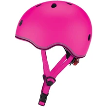 Шлем защитный детский GLOBBER EVO LIGHTS, розовый, с фонариком, 45-51см (XXS/XS): Производитель Globber