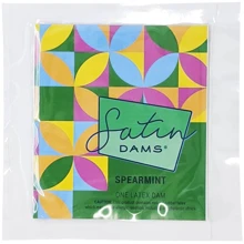 Латексная салфетка Satin Dams Spearmint 1 шт: Тип Ароматизированные