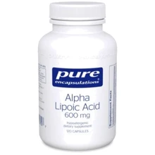 Pure Encapsulations Alpha Lipoic Acid 600 mg 120 caps Альфа-ліпоєва кислота: Тип Альфа-ліпоєва кислота