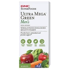 GNC Ultra Mega Green Mens Multivitamin 60 caps: Стать Чоловік