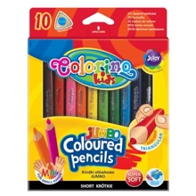 Карандаши Colorino цветные трехгранные, 10 цветов, (32964PTR): Тип Цветные