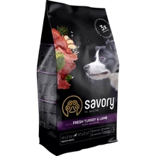 Сухой корм Savory для собак средних пород со свежим мясом индейки и ягненка, 1 кг (4820232630259): Тип Сухой корм