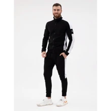 Спортивний костюм ISSA PLUS SG-15 54 чорний / білий: Вид Спортивные костюмы