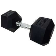 Гантель Housefit DD 6442-15 шестигранная обрезиненная 15кг: Вес гантели, кг 15