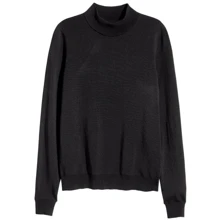 Водолазка H&M 4211554 42 черная: Сезон Демисезон