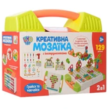 Детская мозаика в чемодане Limo Toy 129 деталей (M 5480(Green)): Производитель Limo Toy