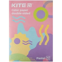 Бумага Kite Fantasy цветная двусторонняя пастель А4 14 листов (K22-427): undefined undefined