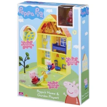 Ігровий набір Peppa Pig - Будинок Пеппі з галявиною (будиночок з аксесуарами, 2 фігурки) (06156): Виробник Peppa Pig