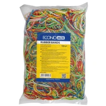 Резинки для денег Economix, 1000г, ассорти (E41503): undefined undefined
