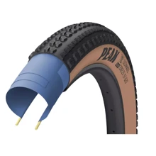 Покрышка 700x45 (45-622) GoodYear Peak Ultimate Tubeless Complete Folding Blk/Tan, 120tpi (TIR-96-84): Диаметр 28"