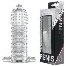 Насадка на член LYBAILE Silikon Penis Sleeve Clear, 13.5 см: Для кого Для мужчин