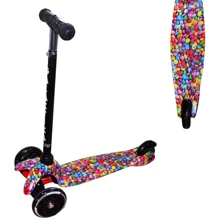 Самокат трехколесный Miс Best Scooter, камушки (GS-0069): Количество колес 3